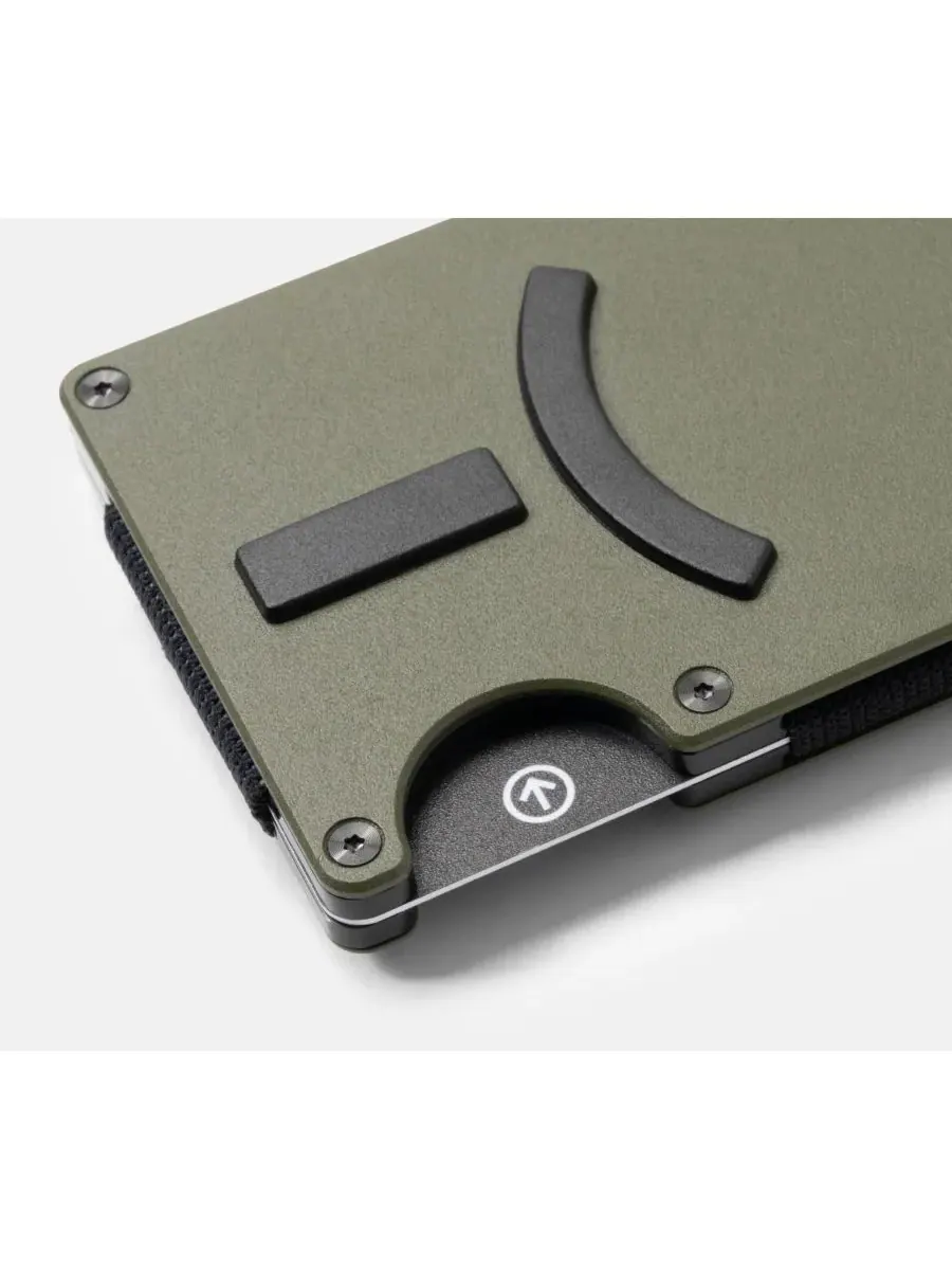 The Ridge Мужской кошелек RIDGE для Magsafe - матовый оливковый - ремешок для денег — изображение 4 из 9