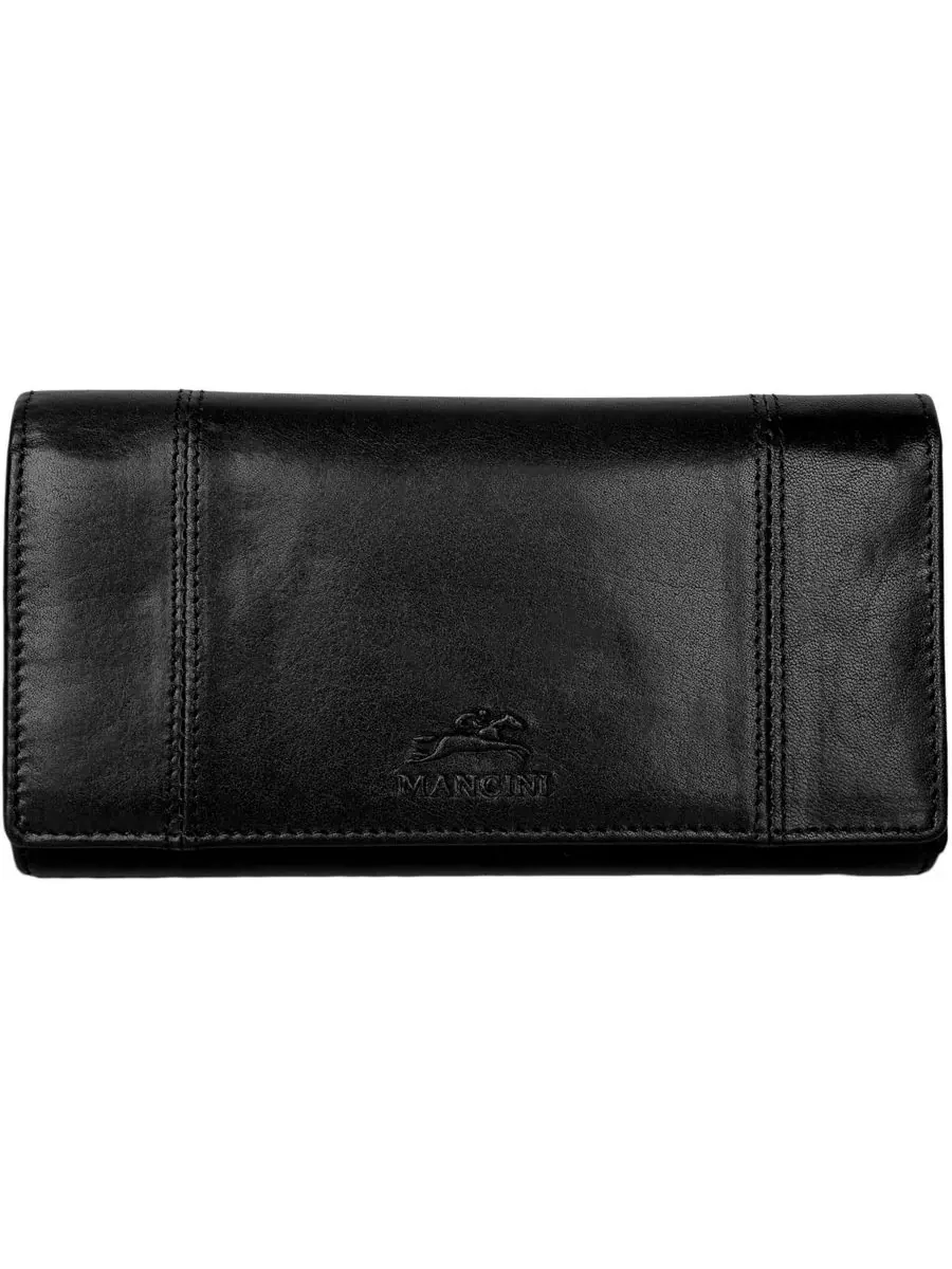 Кошелек Pelle D'oro RFID Secure Quad Fold Mancini — изображение 1 из 6, черный