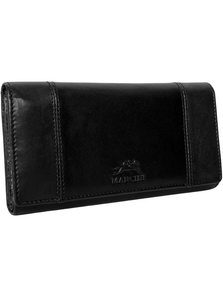 Кошелек Pelle D'oro RFID Secure Quad Fold Mancini — изображение 2 из 6, черный