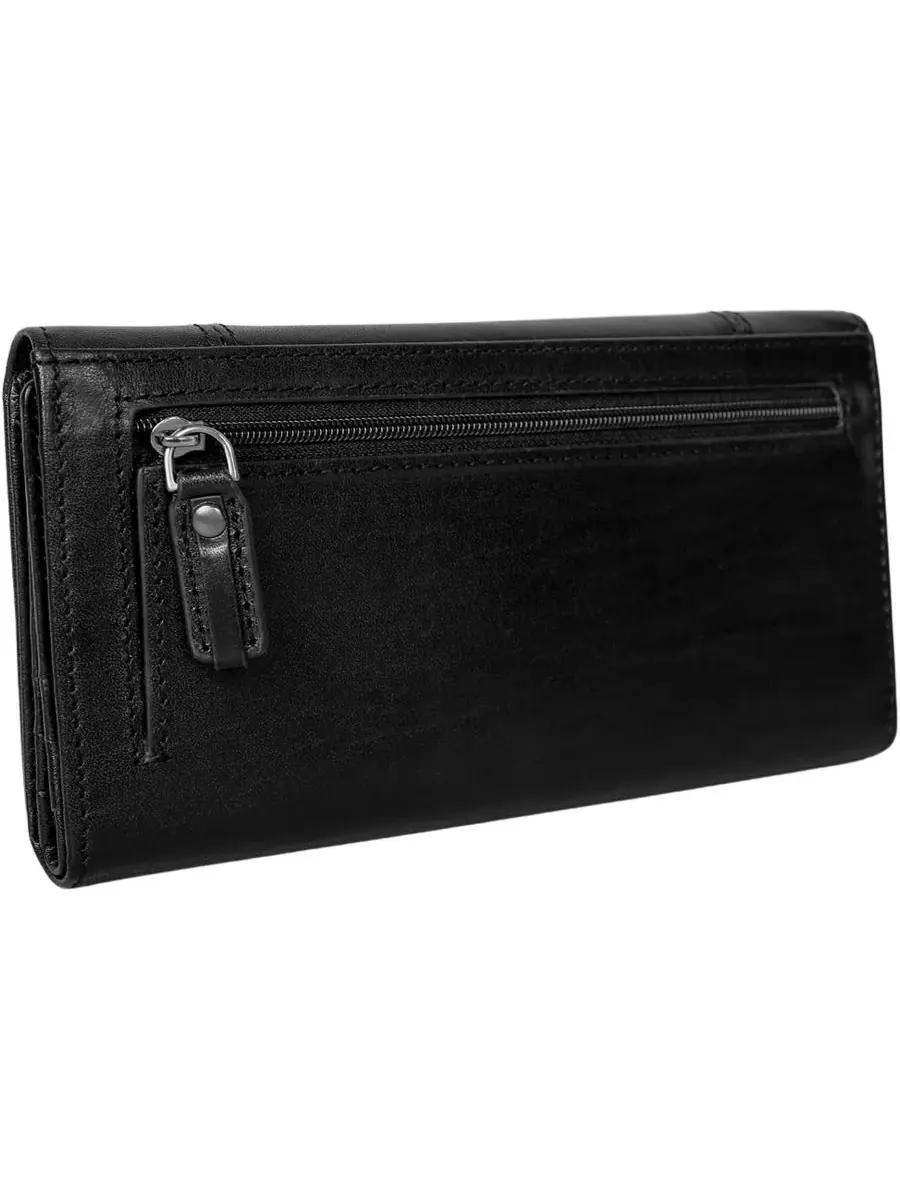 Кошелек Pelle D'oro RFID Secure Quad Fold Mancini — изображение 3 из 6, черный
