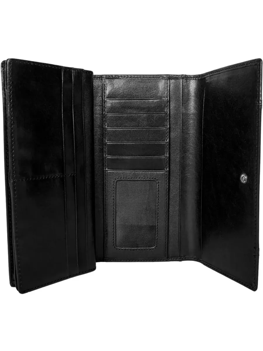 Кошелек Pelle D'oro RFID Secure Quad Fold Mancini — изображение 4 из 6, черный