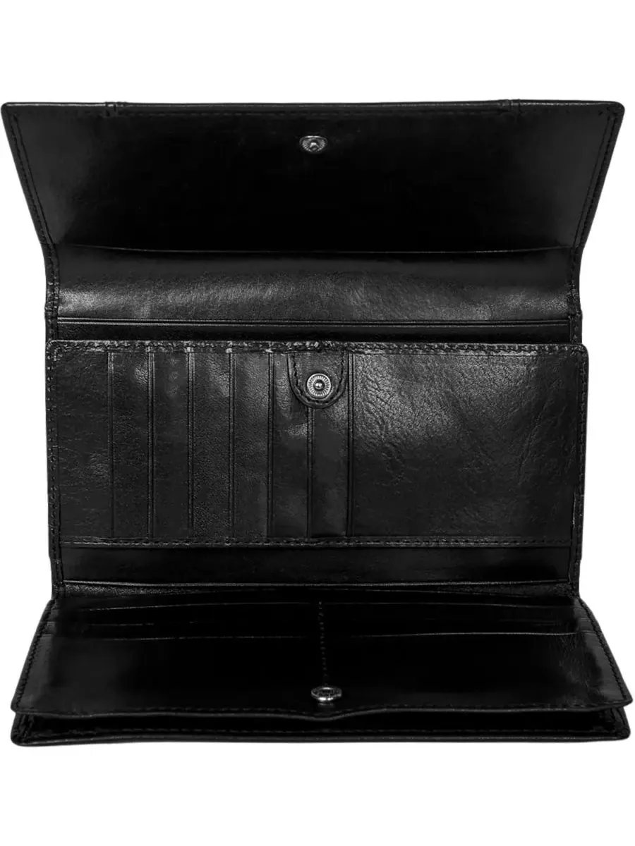 Кошелек Pelle D'oro RFID Secure Quad Fold Mancini — изображение 5 из 6, черный