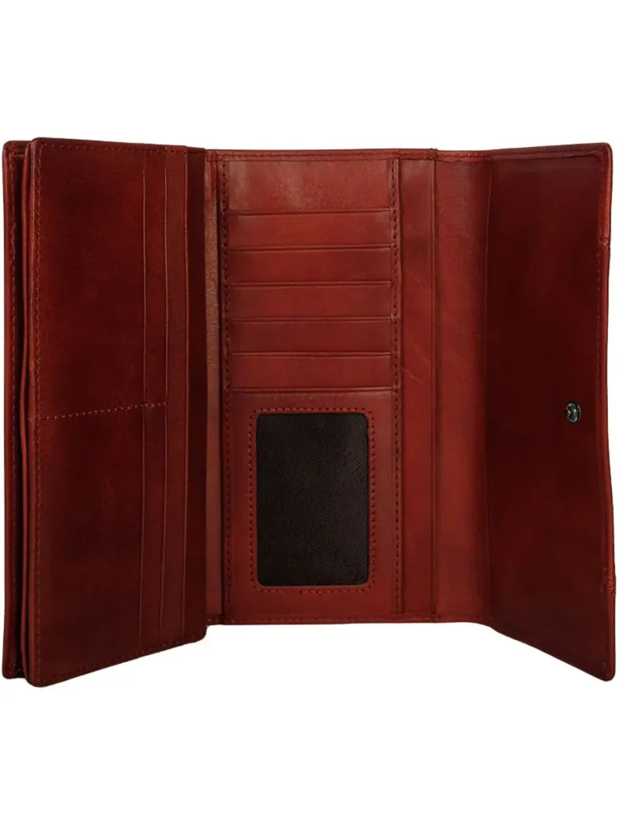 Кошелек Pelle D'oro RFID Secure Quad Fold Mancini — изображение 4 из 6, верблюжий