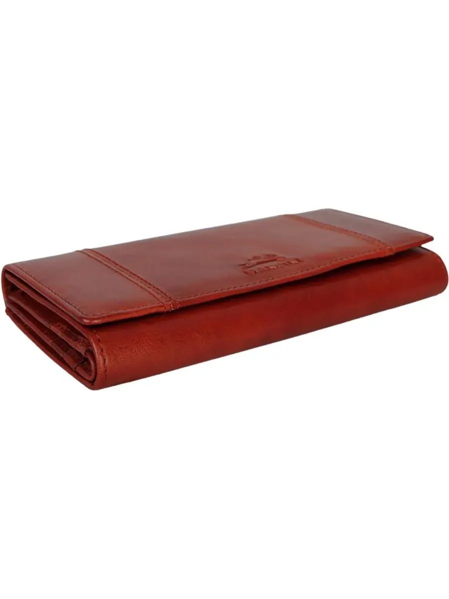 Кошелек Pelle D'oro RFID Secure Quad Fold Mancini — изображение 6 из 6, верблюжий