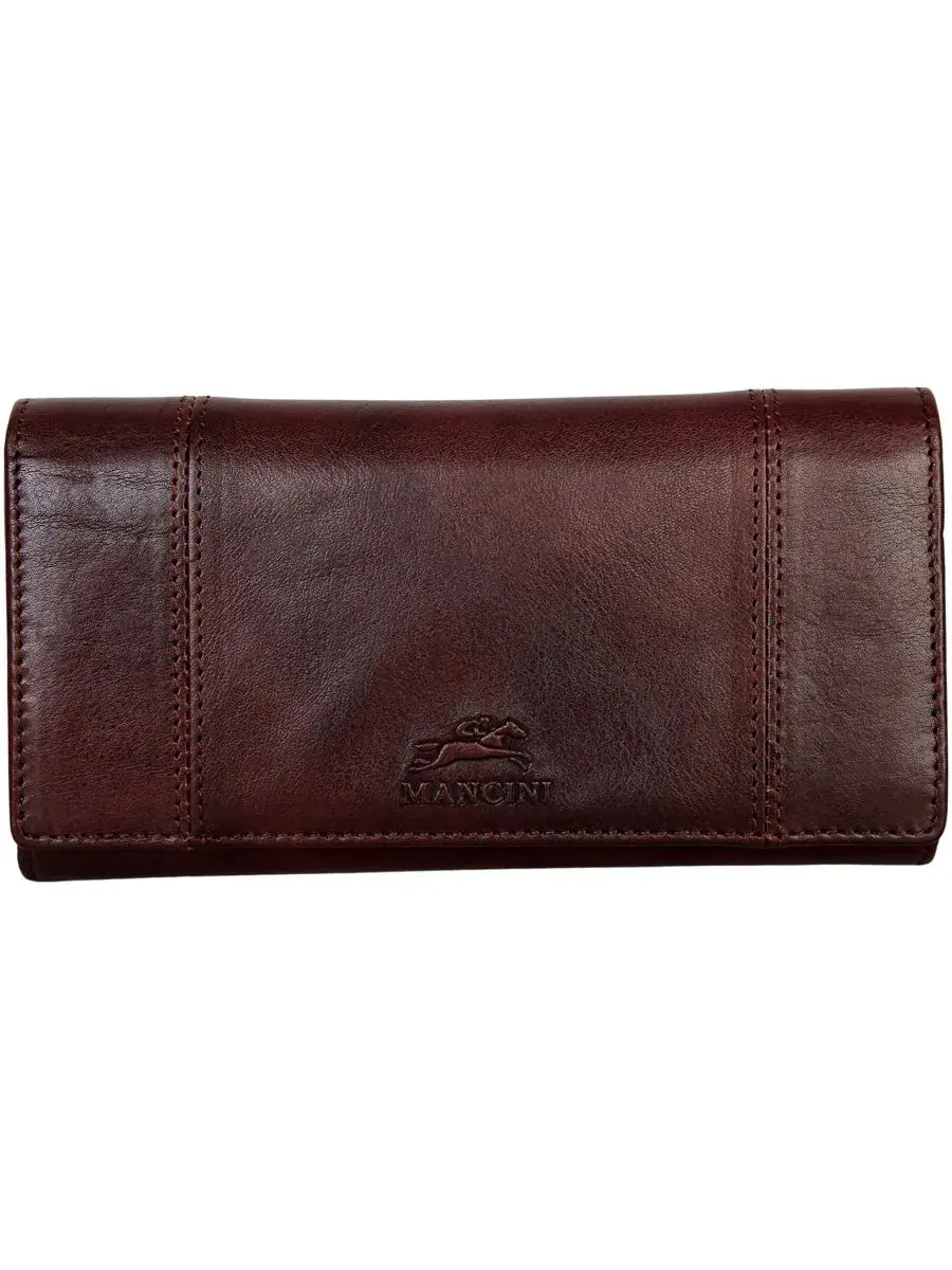 Кошелек Pelle D'oro RFID Secure Quad Fold Mancini — изображение 1 из 6, коричневый