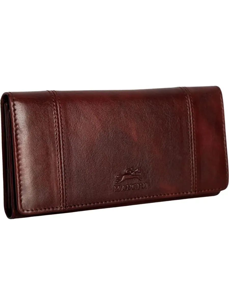 Кошелек Pelle D'oro RFID Secure Quad Fold Mancini — изображение 2 из 6, коричневый