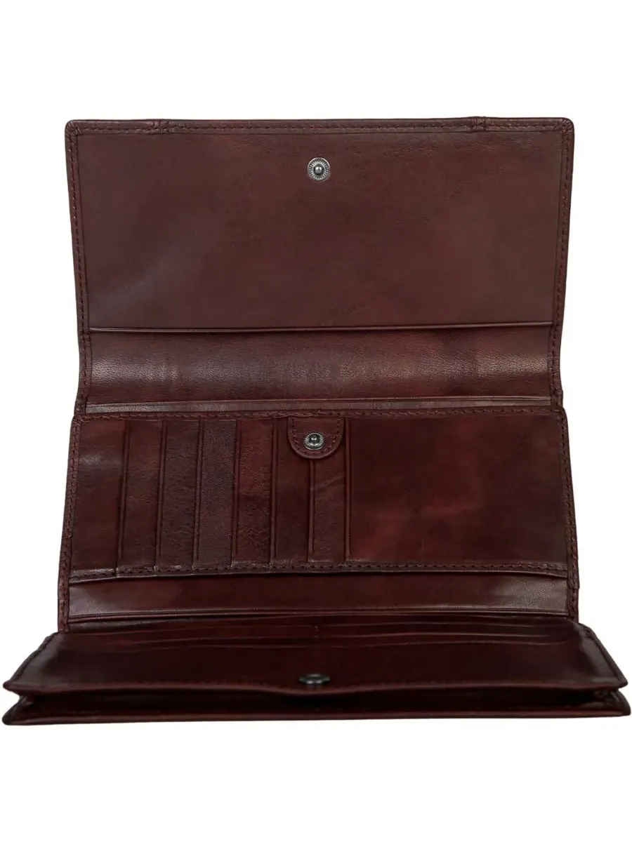 Кошелек Pelle D'oro RFID Secure Quad Fold Mancini — изображение 5 из 6, коричневый