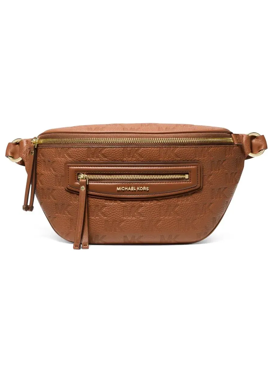 Сумка средняя мессенджер Michael Kors Jet Set Sling — изображение 1 из 3, коричневый