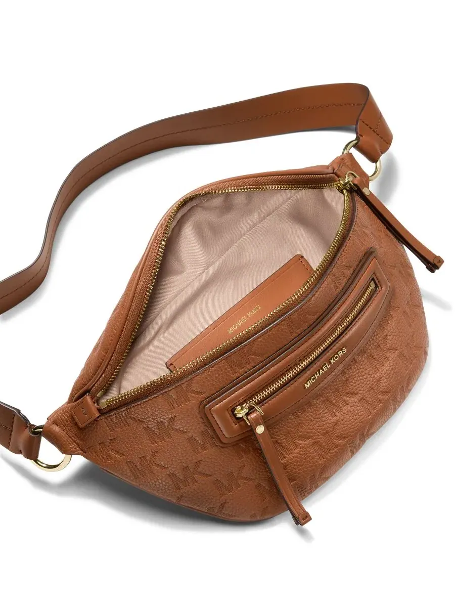 Сумка средняя мессенджер Michael Kors Jet Set Sling — изображение 2 из 3, коричневый