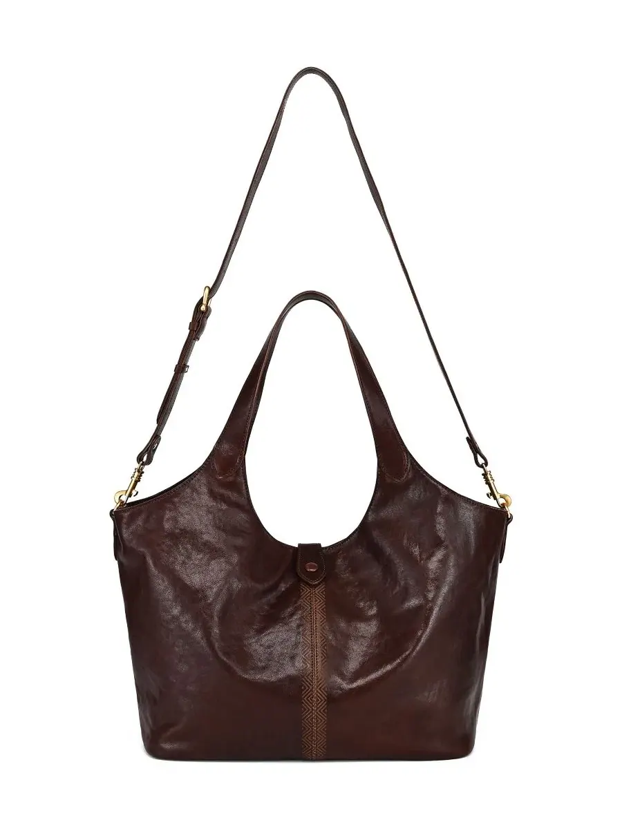 Сумка-шопер большая Marigold Large Tote OLD TREND — изображение 2 из 7, коричневый