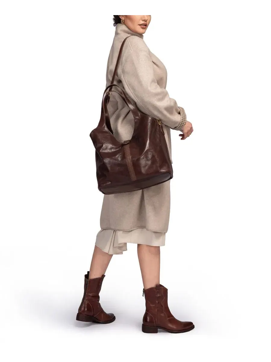 Сумка-шопер большая Marigold Large Tote OLD TREND — изображение 6 из 7, коричневый