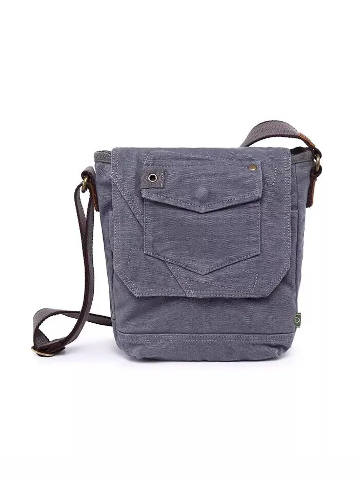 Сумка через плечо Spring Palm Canvas TSD BRAND — изображение 1 из 9, серый