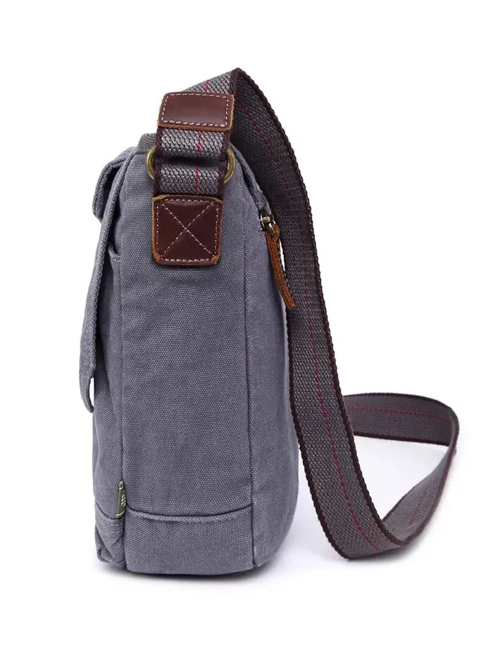 Сумка через плечо Spring Palm Canvas TSD BRAND — изображение 3 из 9, серый