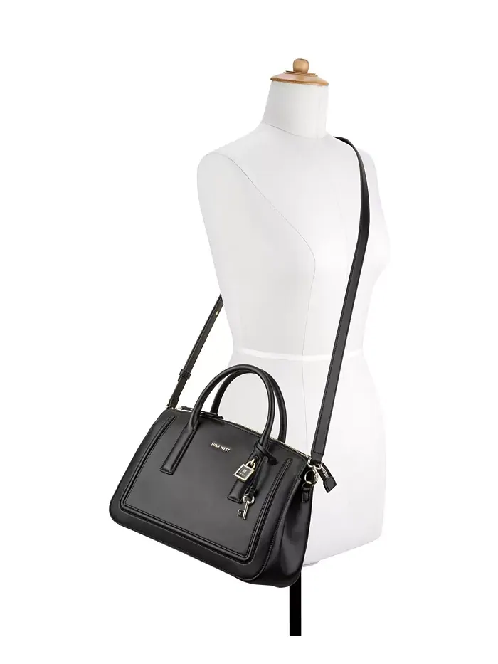 Сумка-портфель Tenely среднего размера Nine West — изображение 5 из 5, черный