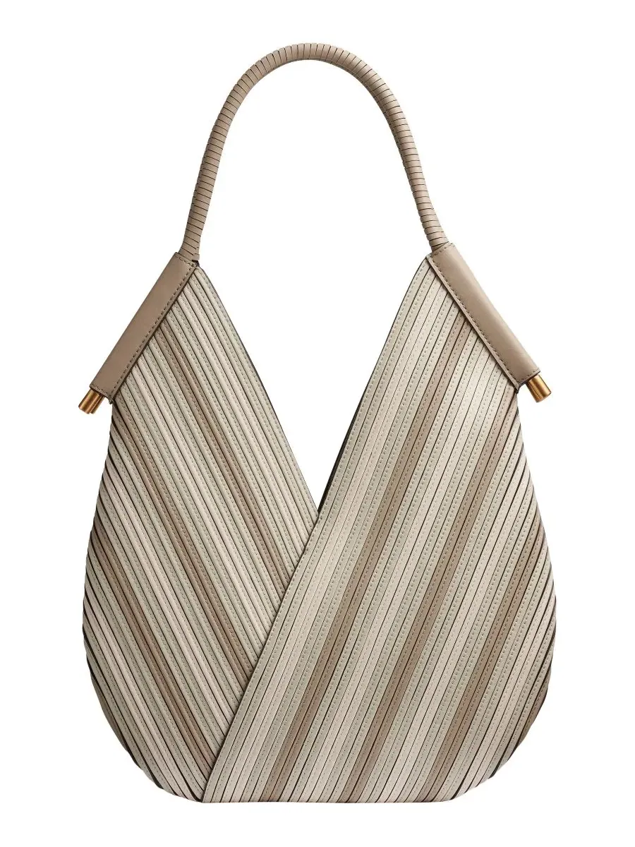 Большая сумка через плечо Baldwin Chevron Donna Karan New York — изображение 2 из 5, мульти