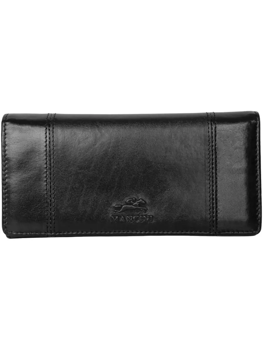 Защищенный тройной кошелек Pelle D'oro RFID Mancini — изображение 1 из 6, черный