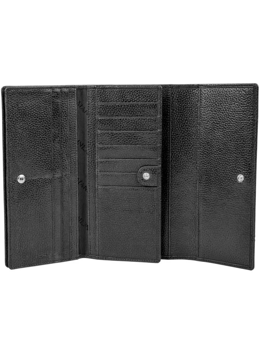 Кошелек Fifth Avenue RFID Secure Quad Fold Mancini — изображение 5 из 8, черный