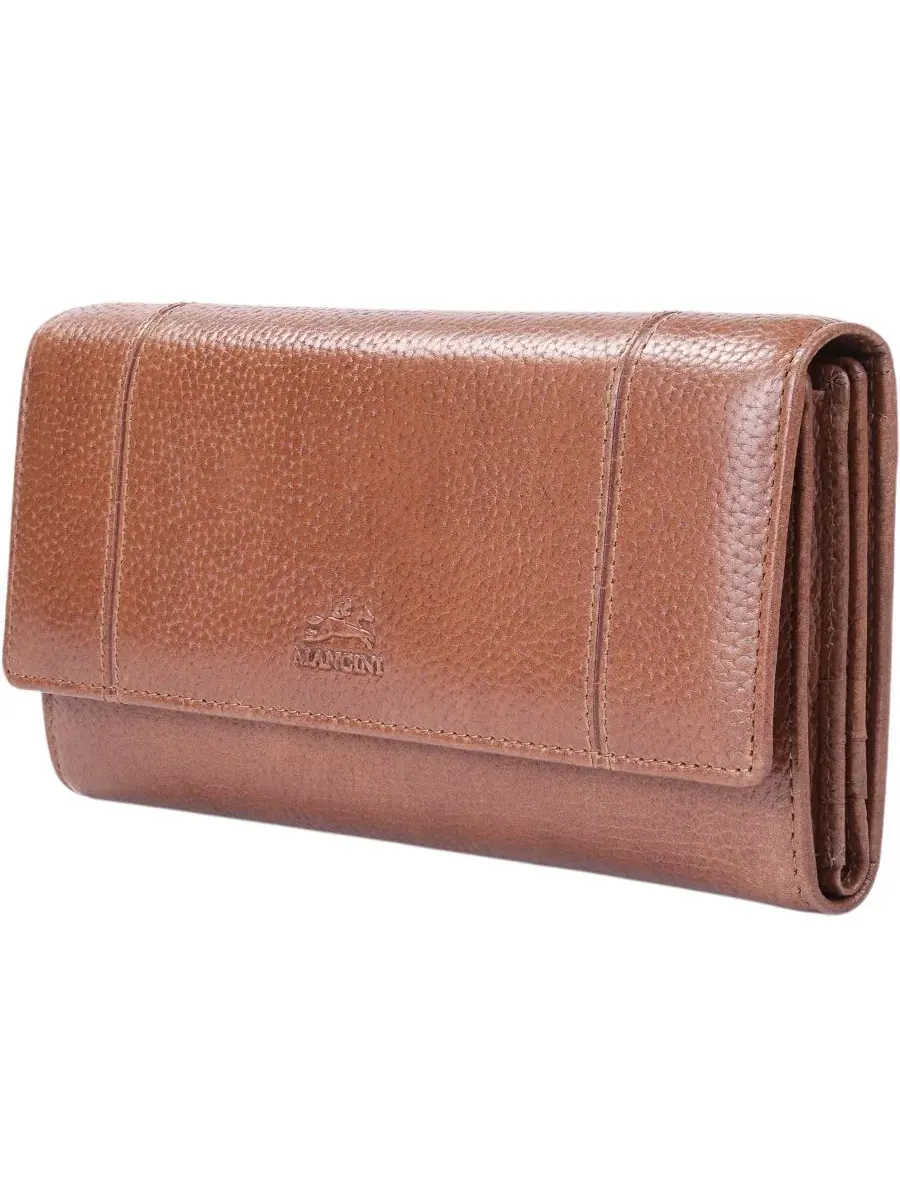 Кошелек Fifth Avenue RFID Secure Quad Fold Mancini — изображение 3 из 8, верблюжий