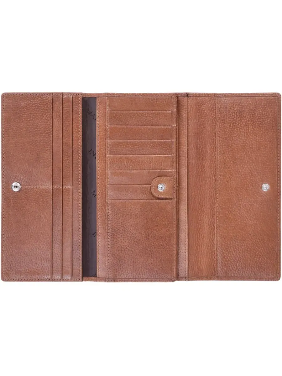 Кошелек Fifth Avenue RFID Secure Quad Fold Mancini — изображение 5 из 8, верблюжий