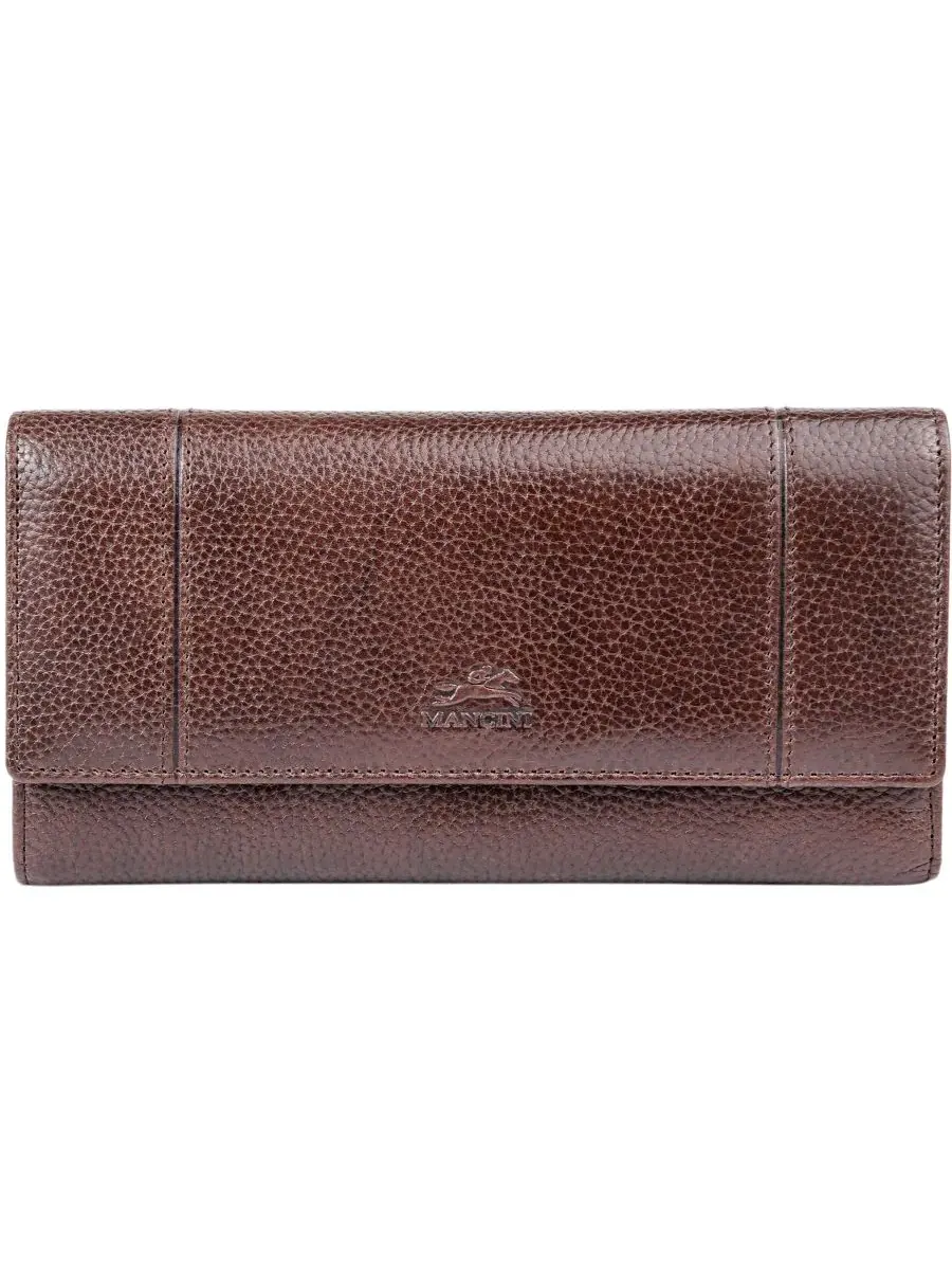 Кошелек Fifth Avenue RFID Secure Quad Fold Mancini — изображение 1 из 8, коричневый