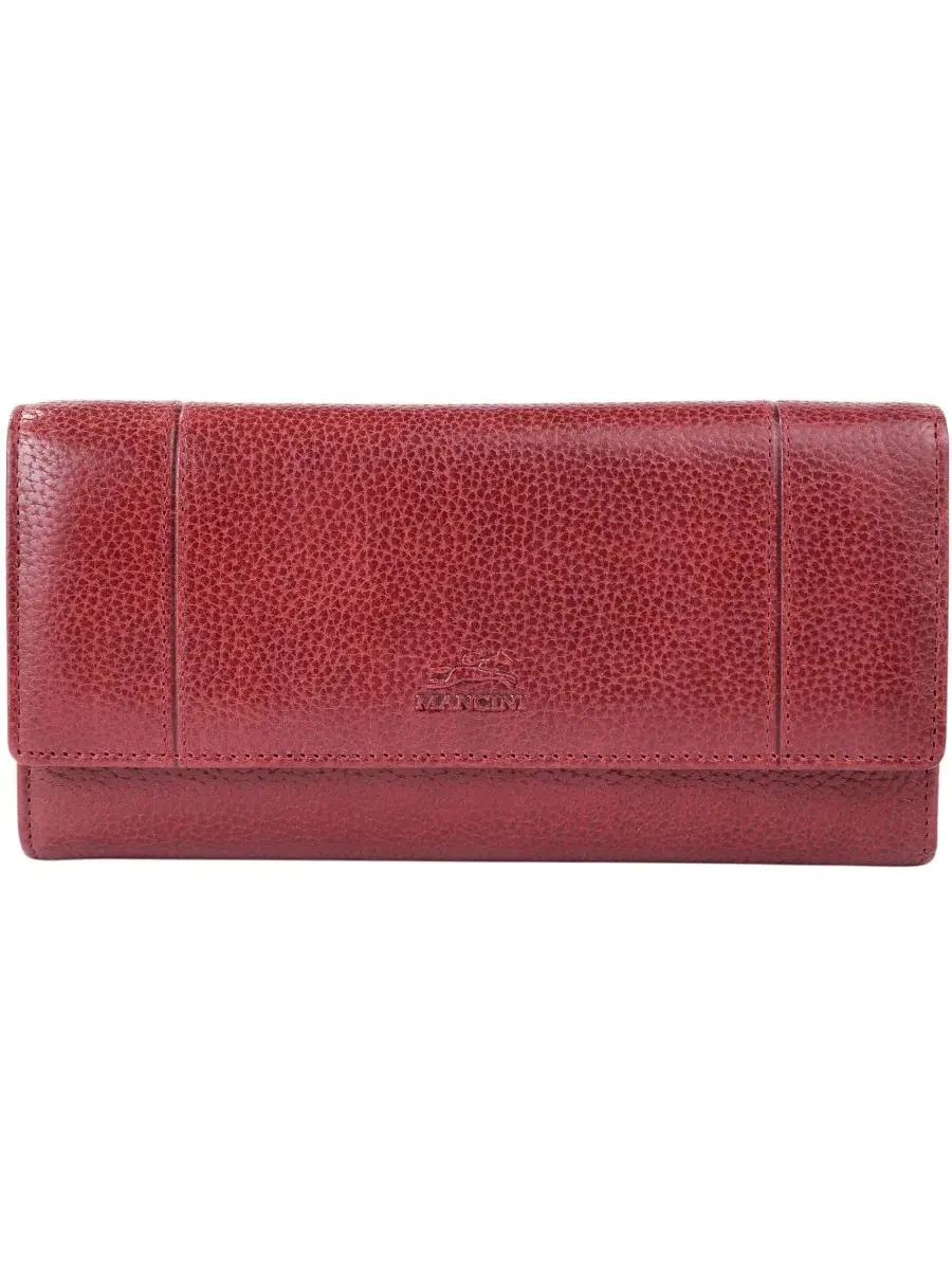 Кошелек Fifth Avenue RFID Secure Quad Fold Mancini — изображение 1 из 8, красный