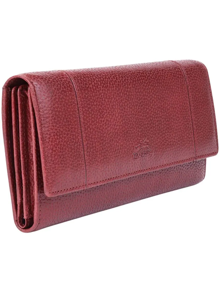 Кошелек Fifth Avenue RFID Secure Quad Fold Mancini — изображение 2 из 8, красный