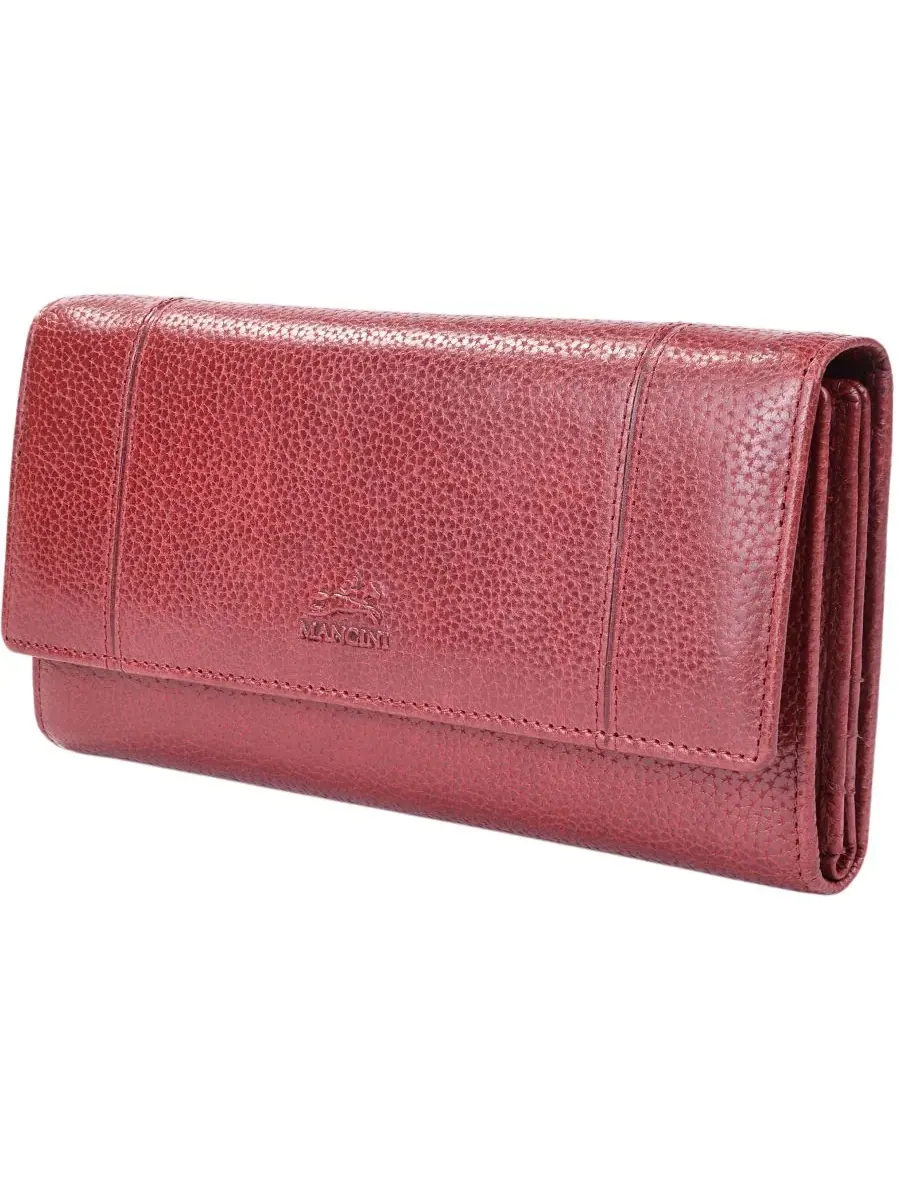 Кошелек Fifth Avenue RFID Secure Quad Fold Mancini — изображение 3 из 8, красный