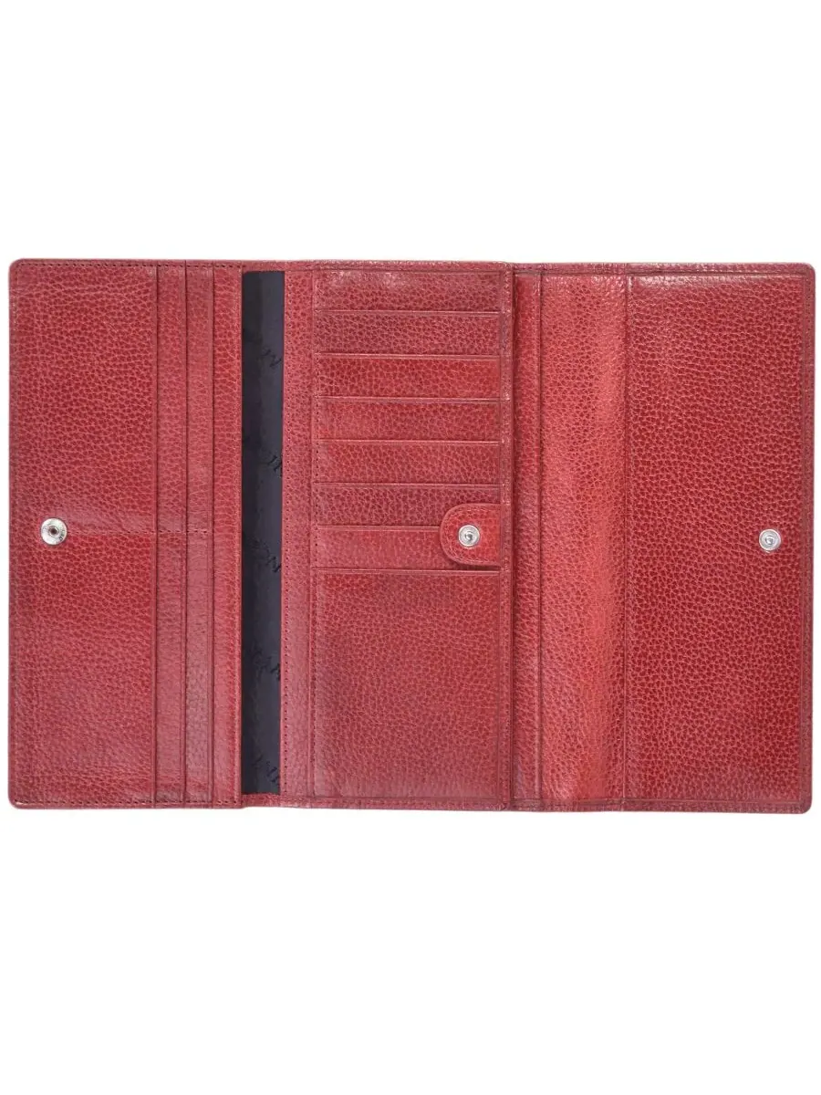 Кошелек Fifth Avenue RFID Secure Quad Fold Mancini — изображение 5 из 8, красный
