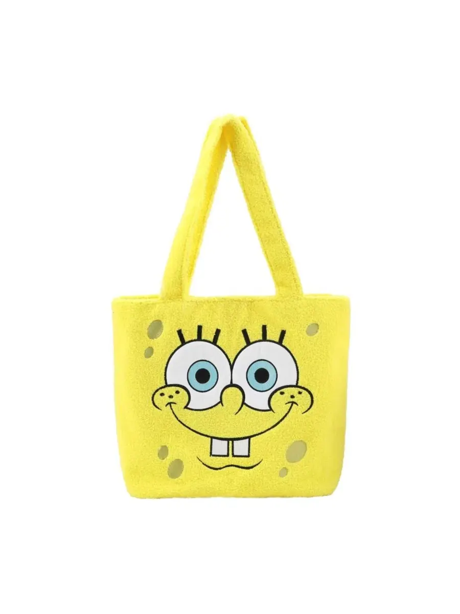 Сумка-шоппер Character Face желтого цвета, 40 см Spongebob Squarepants — желтый