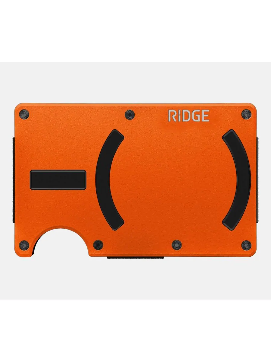 Мужской кошелек RIDGE для магазина MAGSAFE - Basecamp Orange - ремешок для денег The Ridge — оранжевый