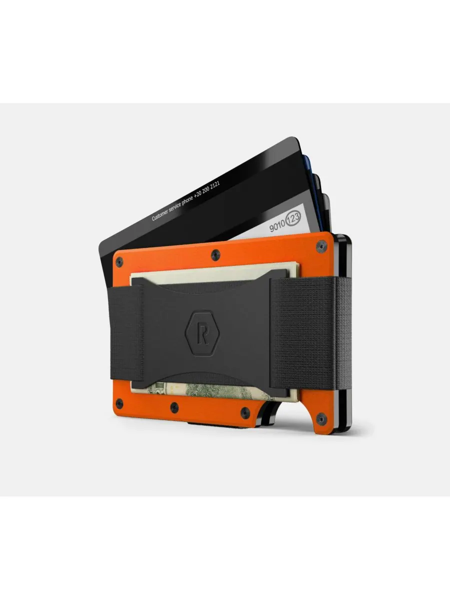 Мужской кошелек RIDGE для магазина MAGSAFE - Basecamp Orange - ремешок для денег The Ridge — изображение 3 из 8, оранжевый