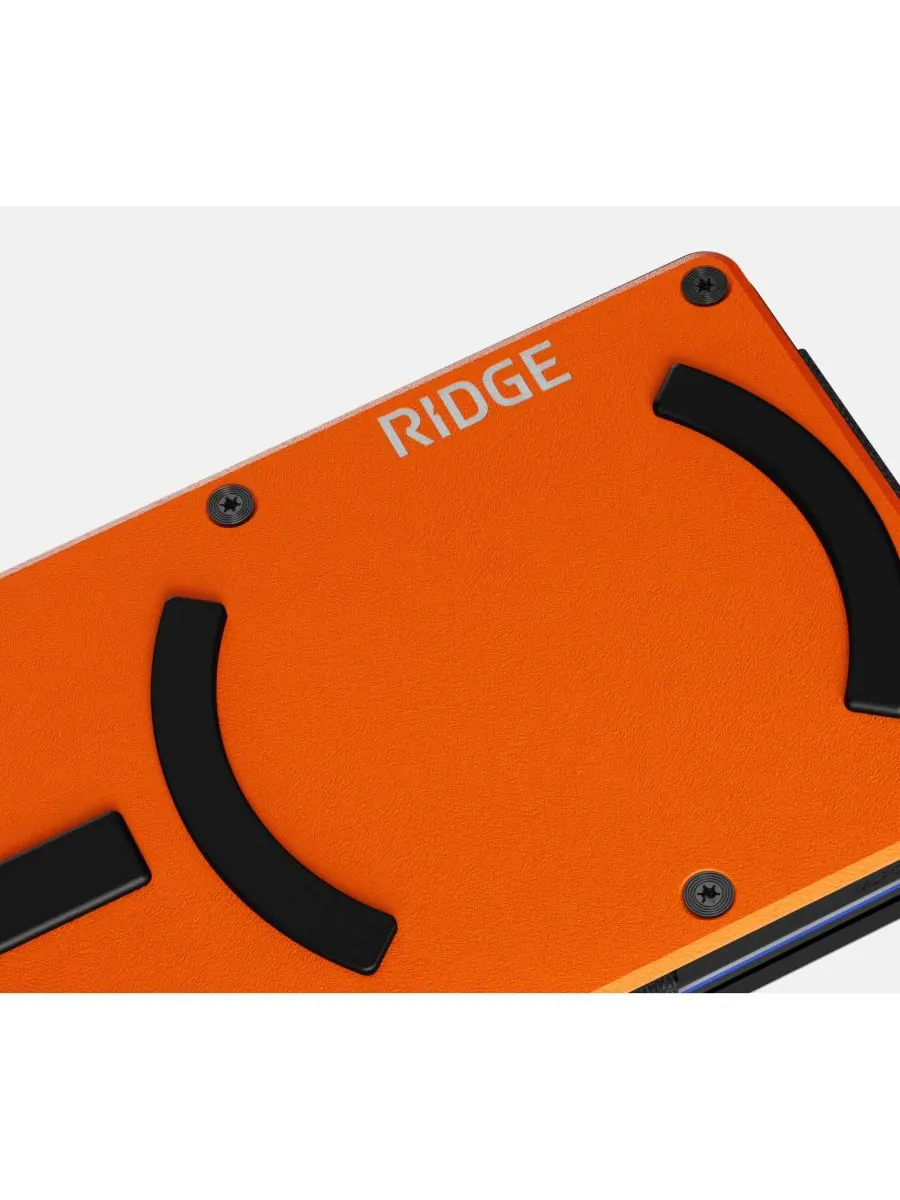 Мужской кошелек RIDGE для магазина MAGSAFE - Basecamp Orange - ремешок для денег The Ridge — изображение 8 из 8, оранжевый