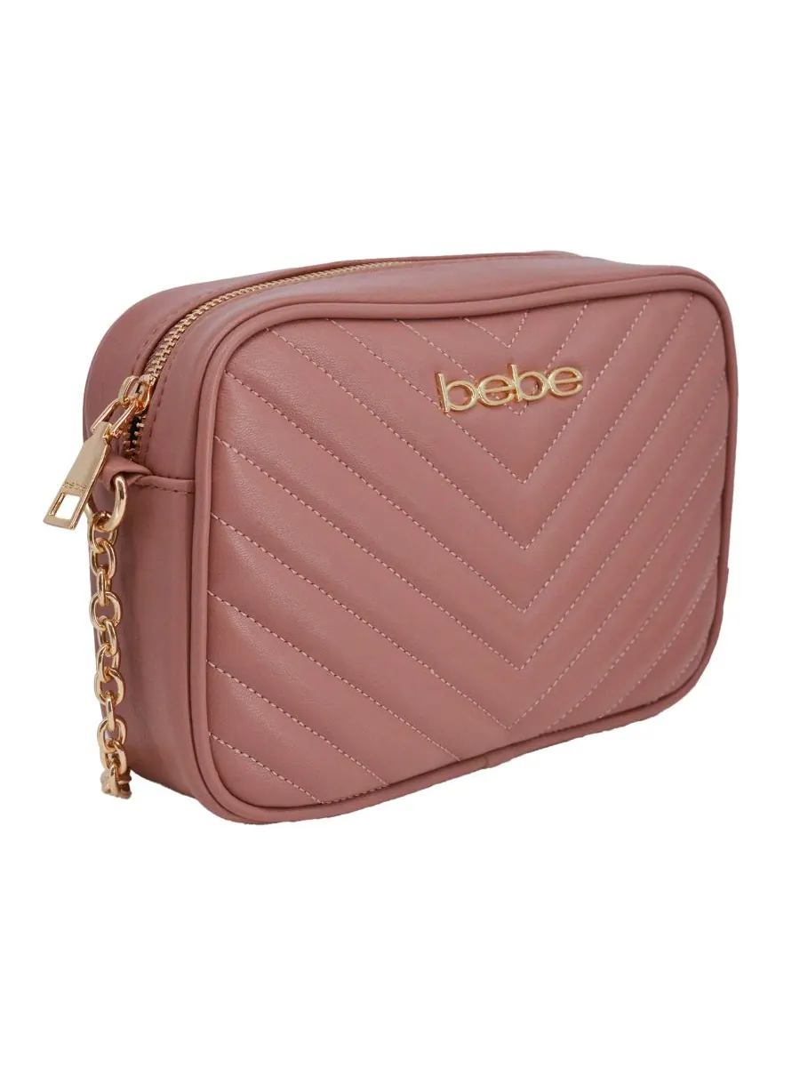 Женская сумка через плечо Tyler Camera с кошельком Bebe, Dark Blush — изображение 3 из 6