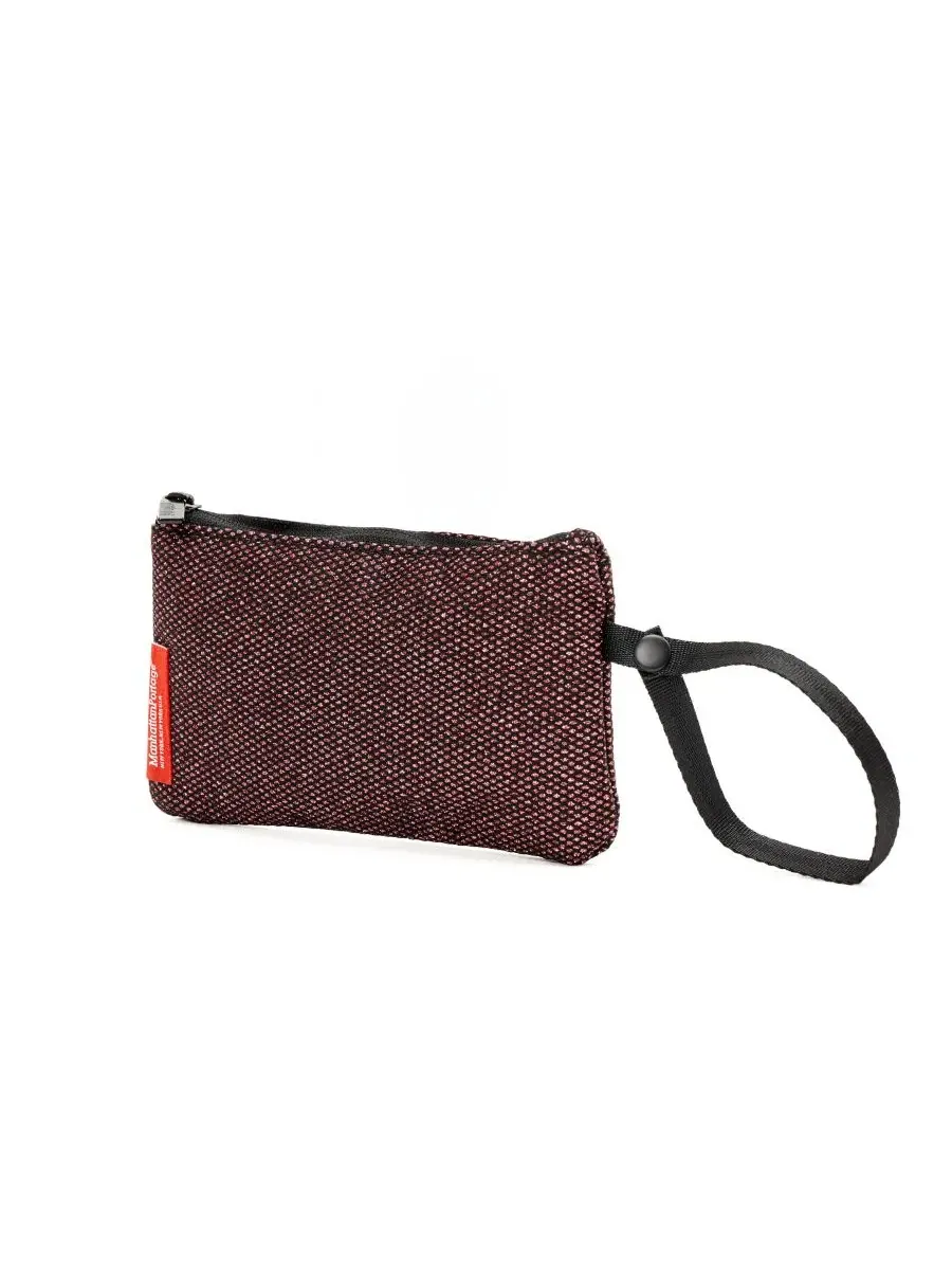 Мини-клатч с ремешком на запястье Midnight Mini Union Wristlet Manhattan Portage — изображение 3 из 4, бордовый