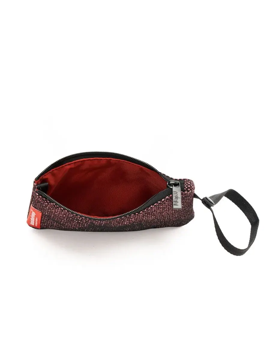 Мини-клатч с ремешком на запястье Midnight Mini Union Wristlet Manhattan Portage — изображение 4 из 4, бордовый