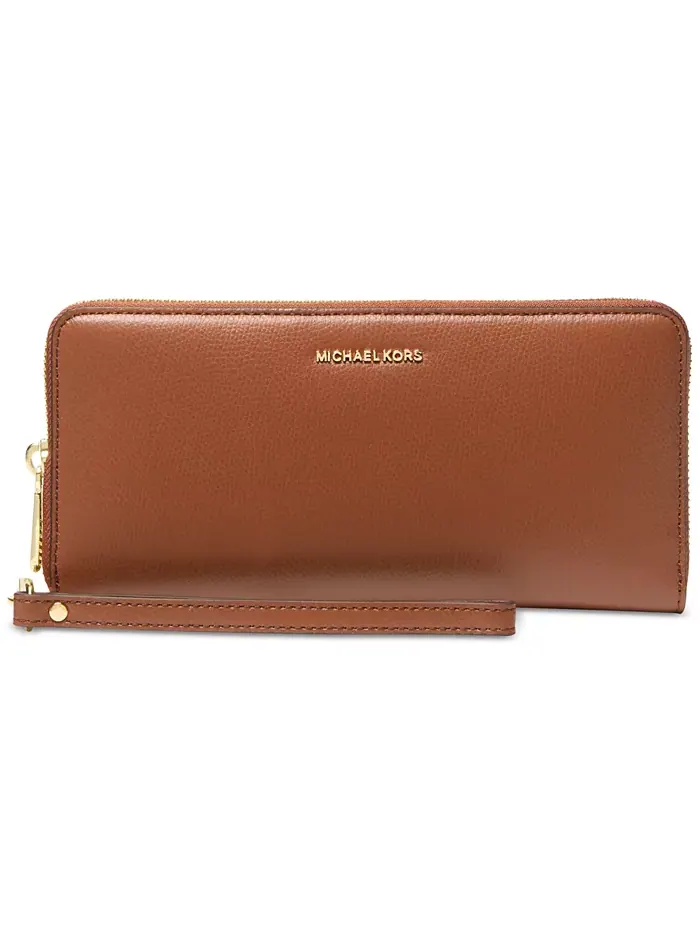 Кошелек Jet Set Travel Continental Michael Kors — изображение 1 из 3, коричневый