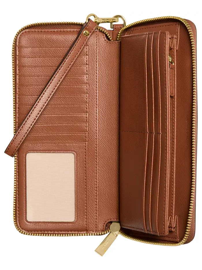 Кошелек Jet Set Travel Continental Michael Kors — изображение 2 из 3, коричневый