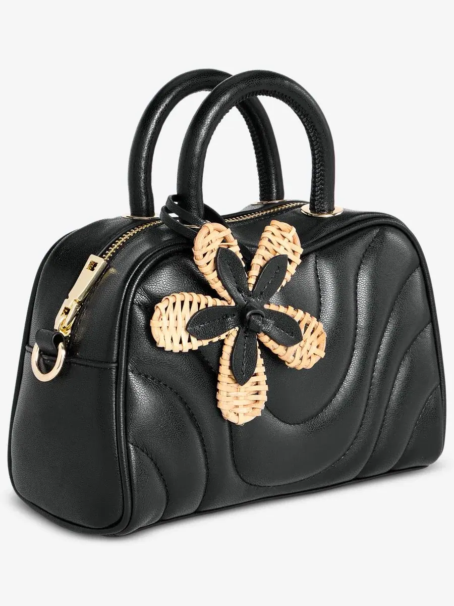 Мини-сумочка Aydenn Mini Wave Satchel Handbag I.N.C. International Concepts — изображение 3 из 7, черный