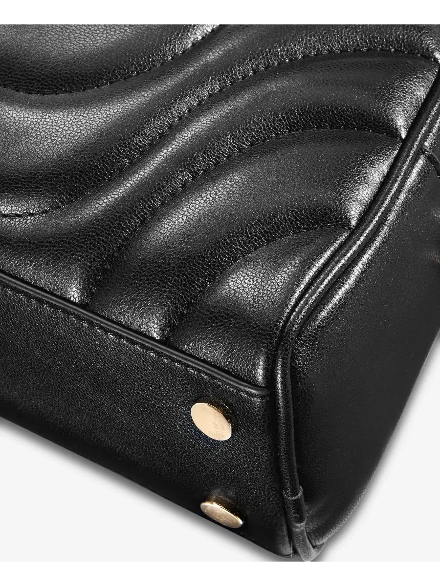 Мини-сумочка Aydenn Mini Wave Satchel Handbag I.N.C. International Concepts — изображение 5 из 7, черный