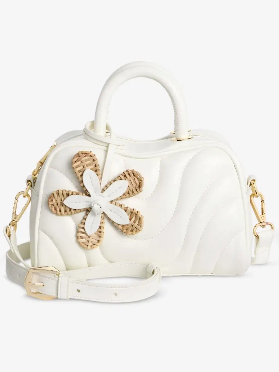 Мини-сумочка Aydenn Mini Wave Satchel Handbag I.N.C. International Concepts — изображение 1 из 7, яркий белый