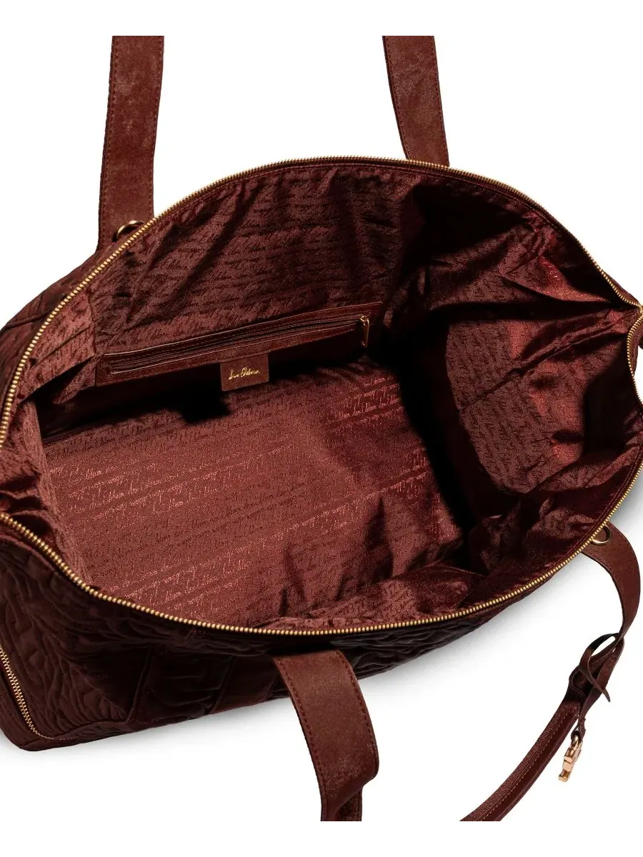 Дорожная сумка-уикендер Ethyl Weekender Sam Edelman — изображение 4 из 9, бордо