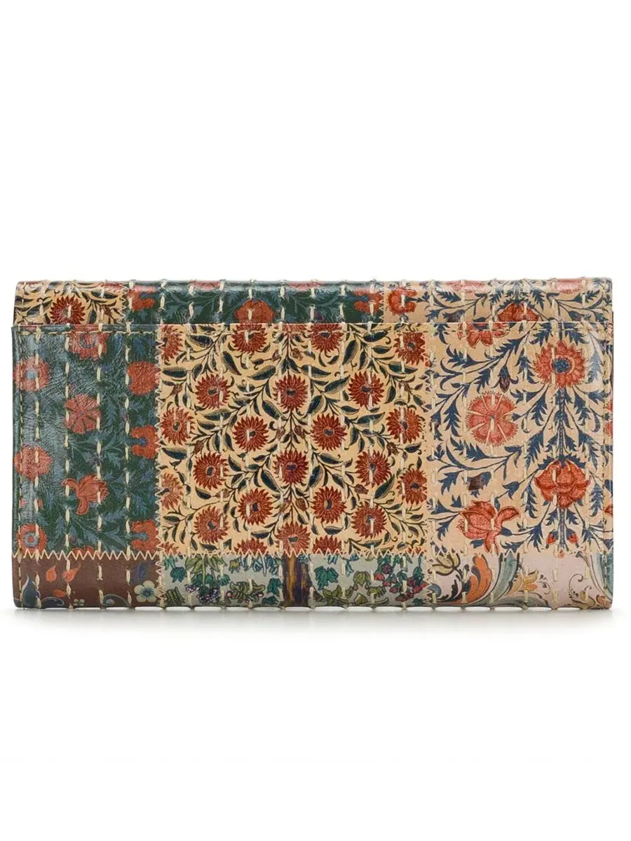 Кошелек Teressa Leather Snap Nordic Patchwork Patricia Nash — изображение 2 из 4, многоцветный