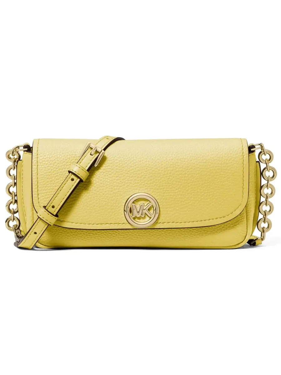 Сумка малая Michael Kors Nolita Flap Chain — изображение 1 из 3, желтый
