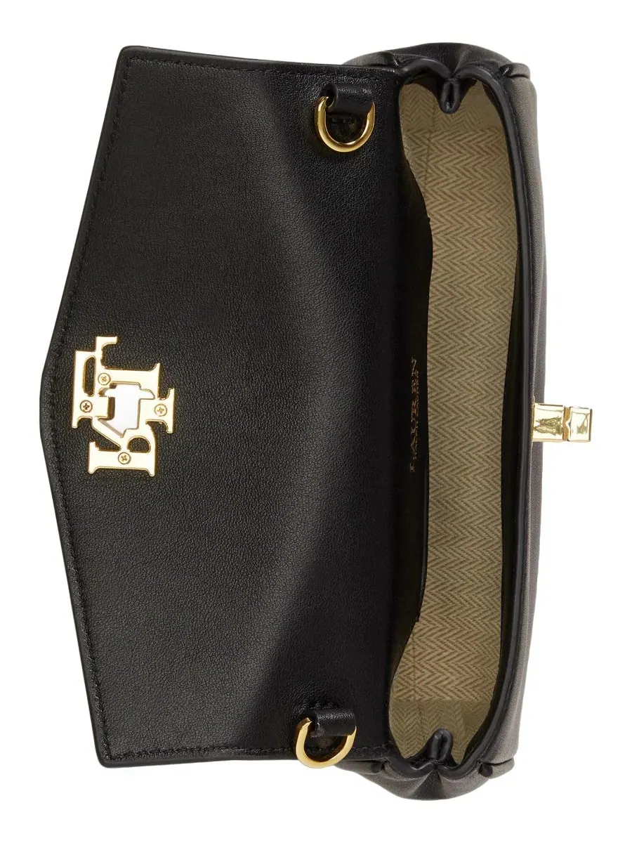 Кошелек-клатч с цепочкой Lauren Ralph Lauren — изображение 6 из 7, черный