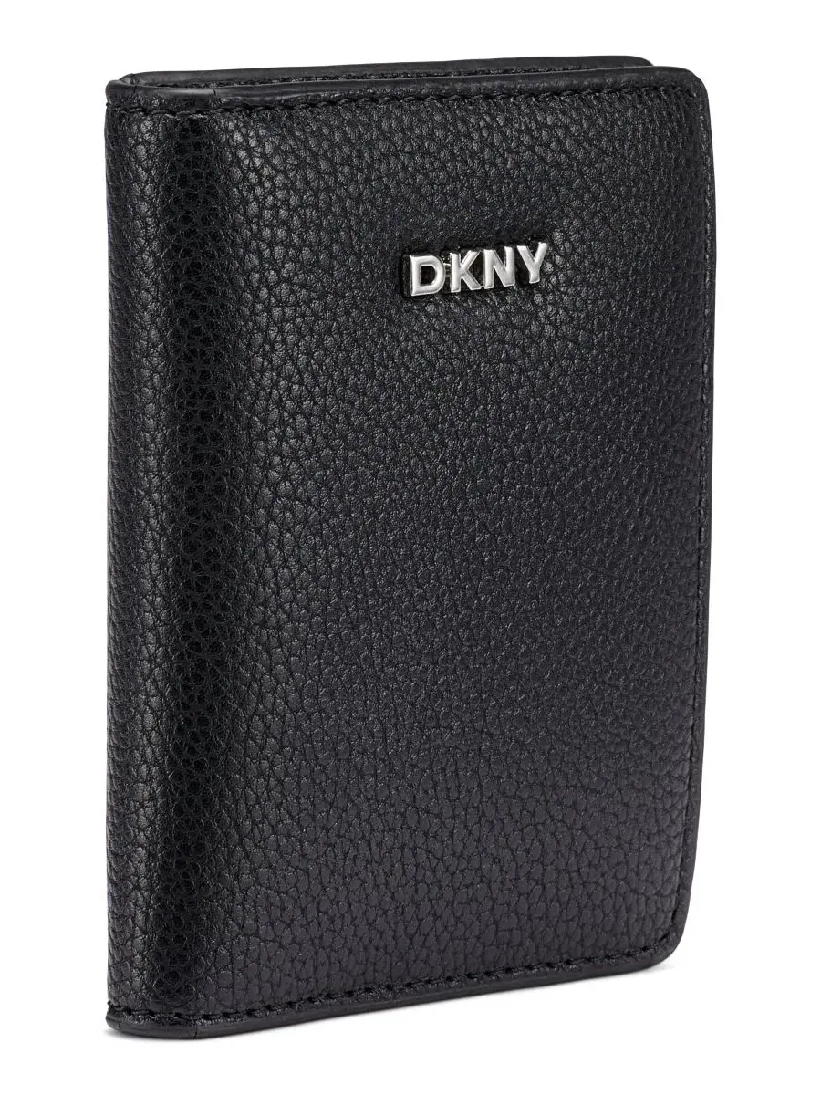 Мини-портмоне Lilah с застежкой-кнопкой в коробке Dkny — изображение 3 из 5, черный