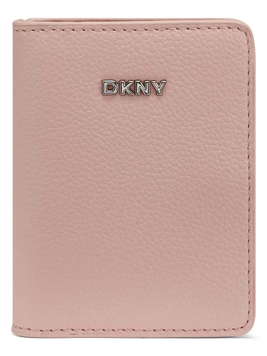 Мини-портмоне Lilah с застежкой-кнопкой в коробке Dkny — изображение 1 из 5, розовый