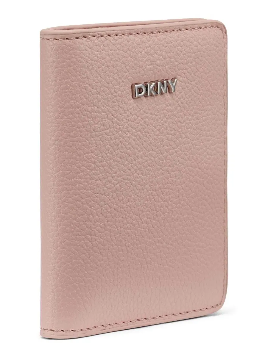 Мини-портмоне Lilah с застежкой-кнопкой в коробке Dkny — изображение 3 из 5, розовый