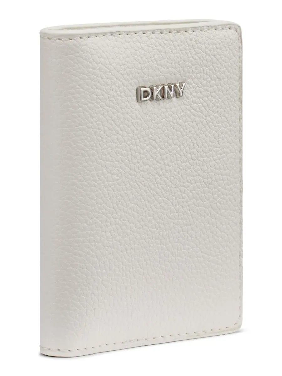 Мини-портмоне Lilah с застежкой-кнопкой в коробке Dkny — изображение 3 из 5, белый
