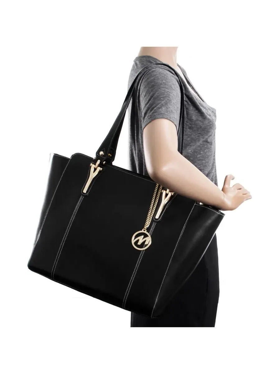 Сумка-шопер с ключницей Alicia Ladies Tote with Tablet Pocket McKlein — изображение 11 из 12, красный