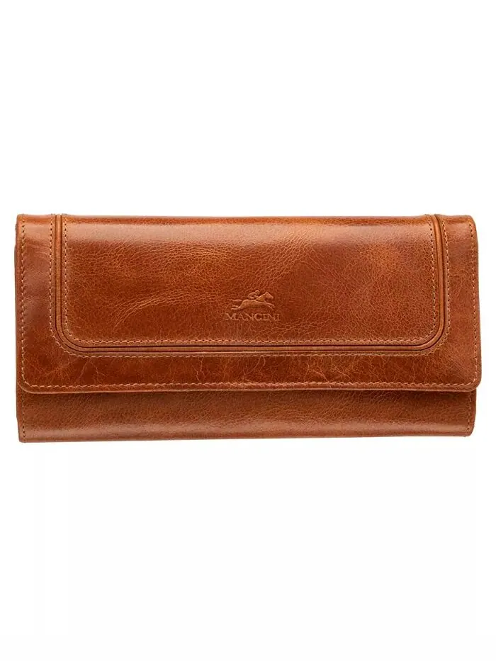 Безопасный трехслойный кошелек South Beach RFID Mancini — изображение 1 из 5, бежевый